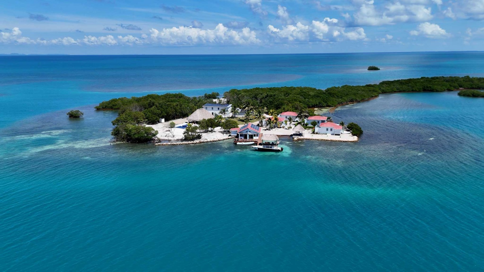 Blue Reef Island In Belize